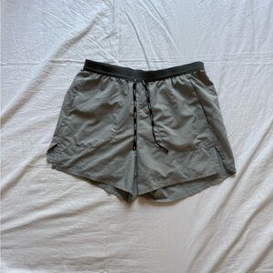 Nike running light grey lined running shorts Men’s M